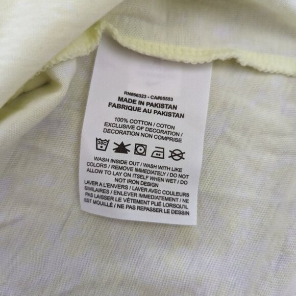NIKE activewear muscle tea tunic yellow and white size XS - Picture 8 of 10